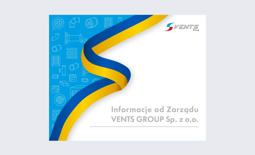 VENTS GROUP solidarna z Ukrainą