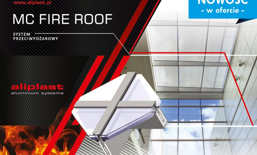 Przeciwpożarowe świetliki dachowe MC FIRE ROOF