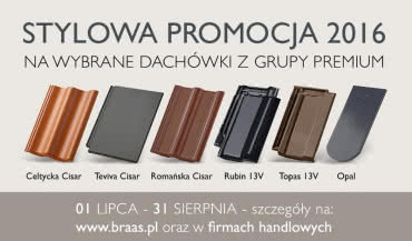 Promocja na wybrane dachówki premium BRAAS