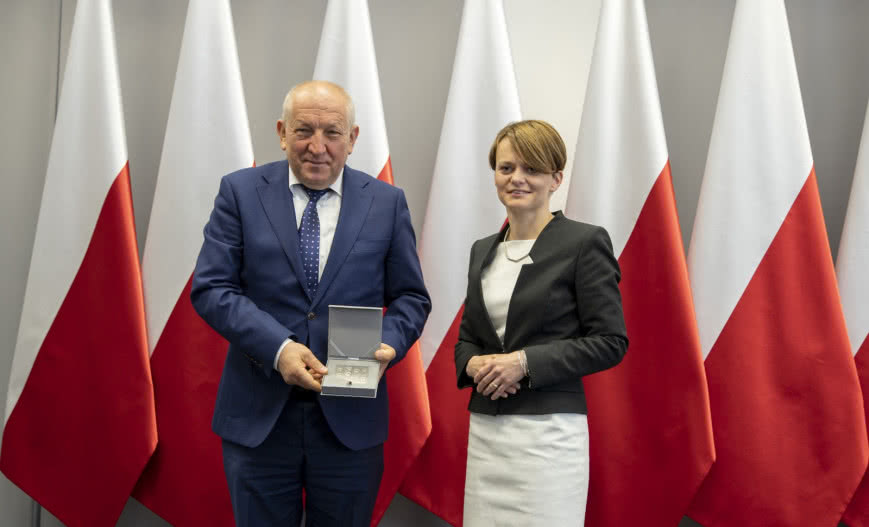 Medal 100-lecia Odzyskania Niepodległości dla Ryszarda Florka